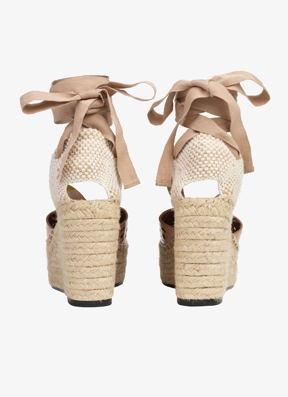 OPENWORK HEEL ESPADRILLES ALAÏA  OPENWORK HEEL ESPADRILLES
